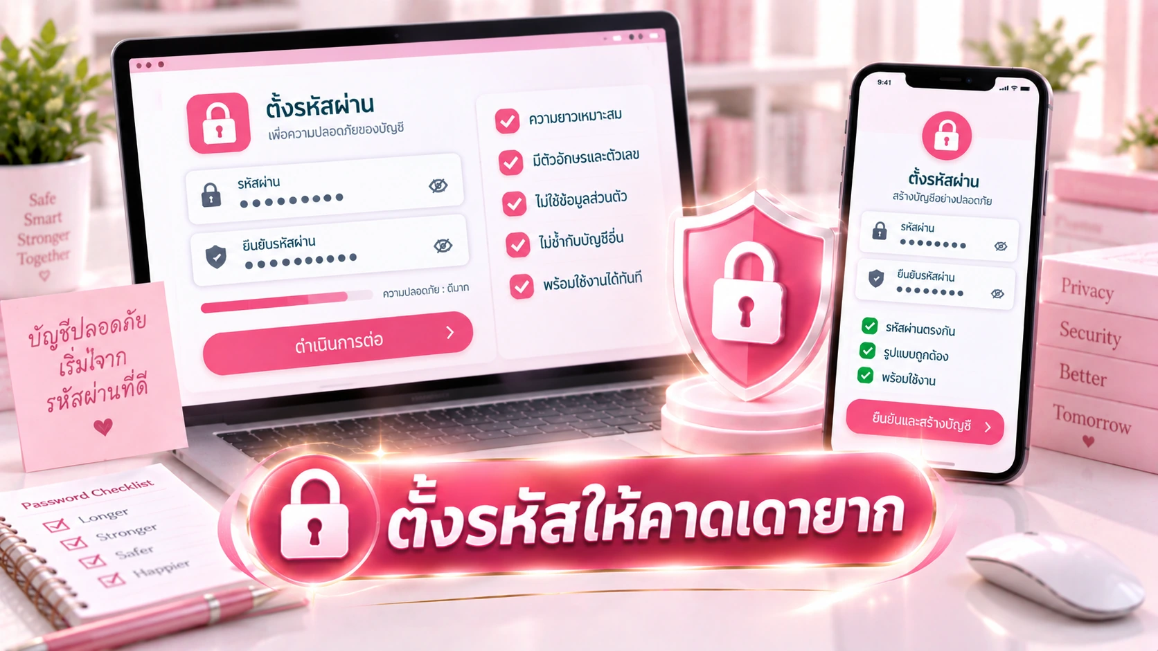 ตั้งรหัสผ่าน ดีจริง818 อย่างไร