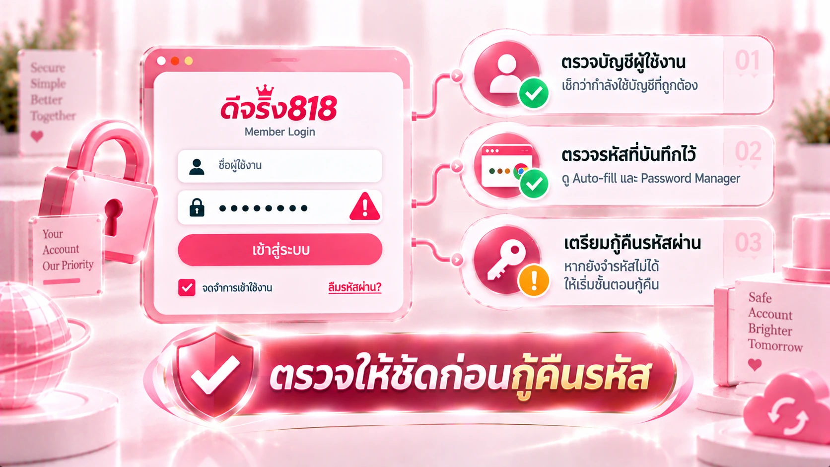 ลืมรหัสผ่าน ดีจริง818